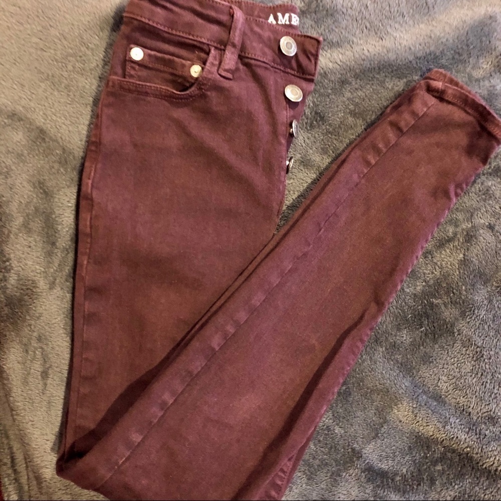 American Eagle Button Front Jeans - image 2